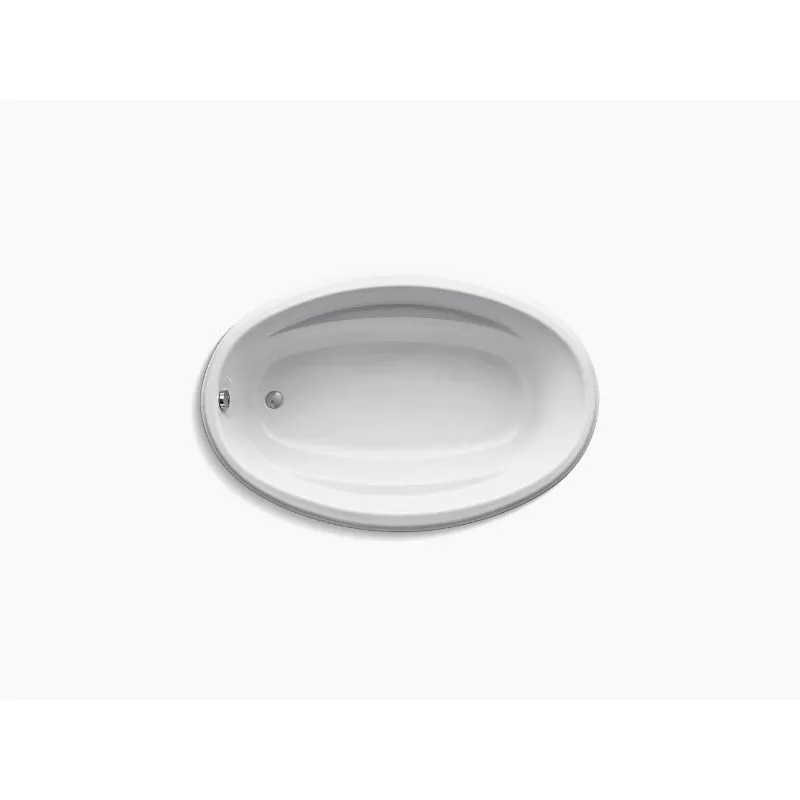 60" x 40" x 17.63" Drop-In Bathtub in White