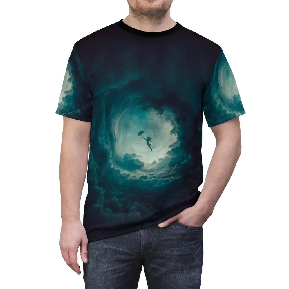 Abstract Round Things Graphic T-Shirt