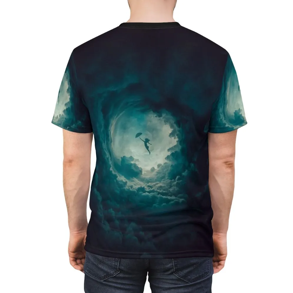 Abstract Round Things Graphic T-Shirt