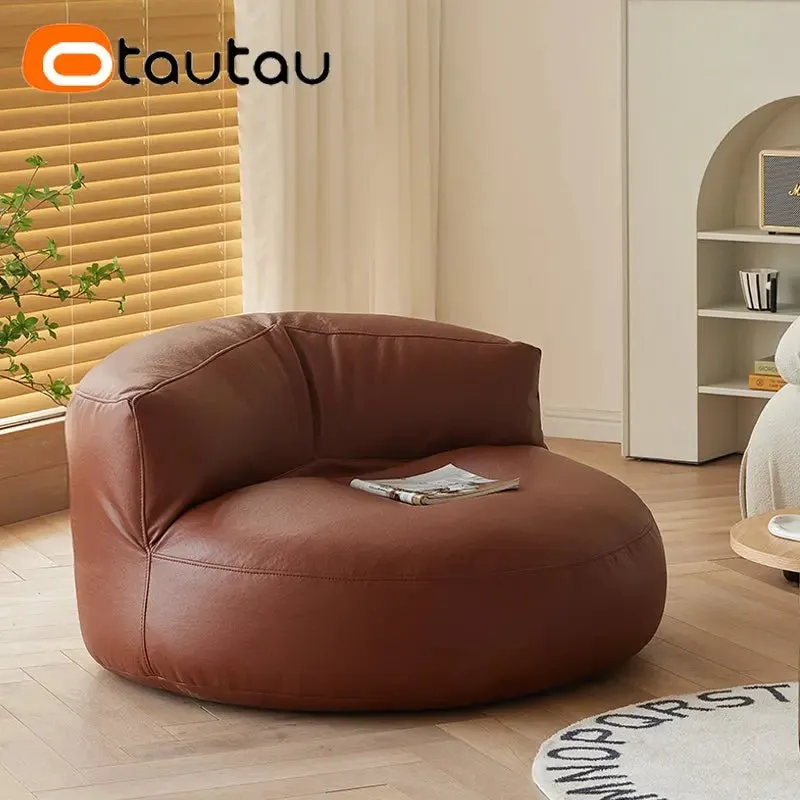 Adult Bean Bag Chair with Ottoman & Footrest