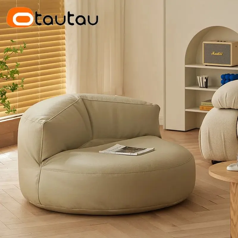 Adult Bean Bag Chair with Ottoman & Footrest