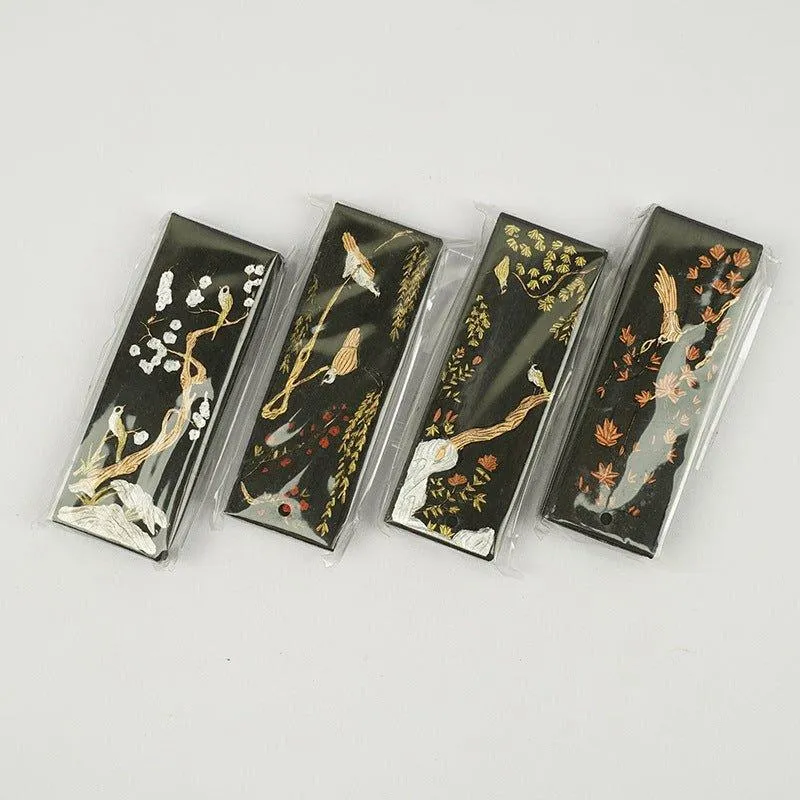 Anhui Hu Kaiwen Four Treasures of the study boxed ink sticks 4 pieces in a box NP-090035