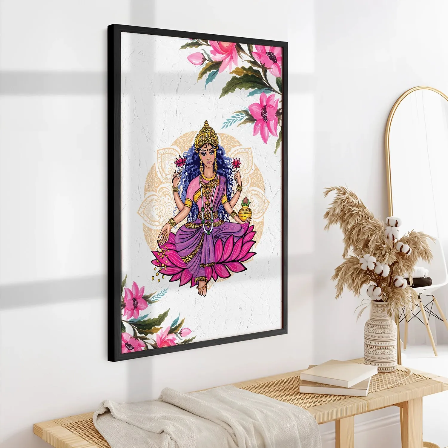 Artistic Goddess Lakshmi Portrait