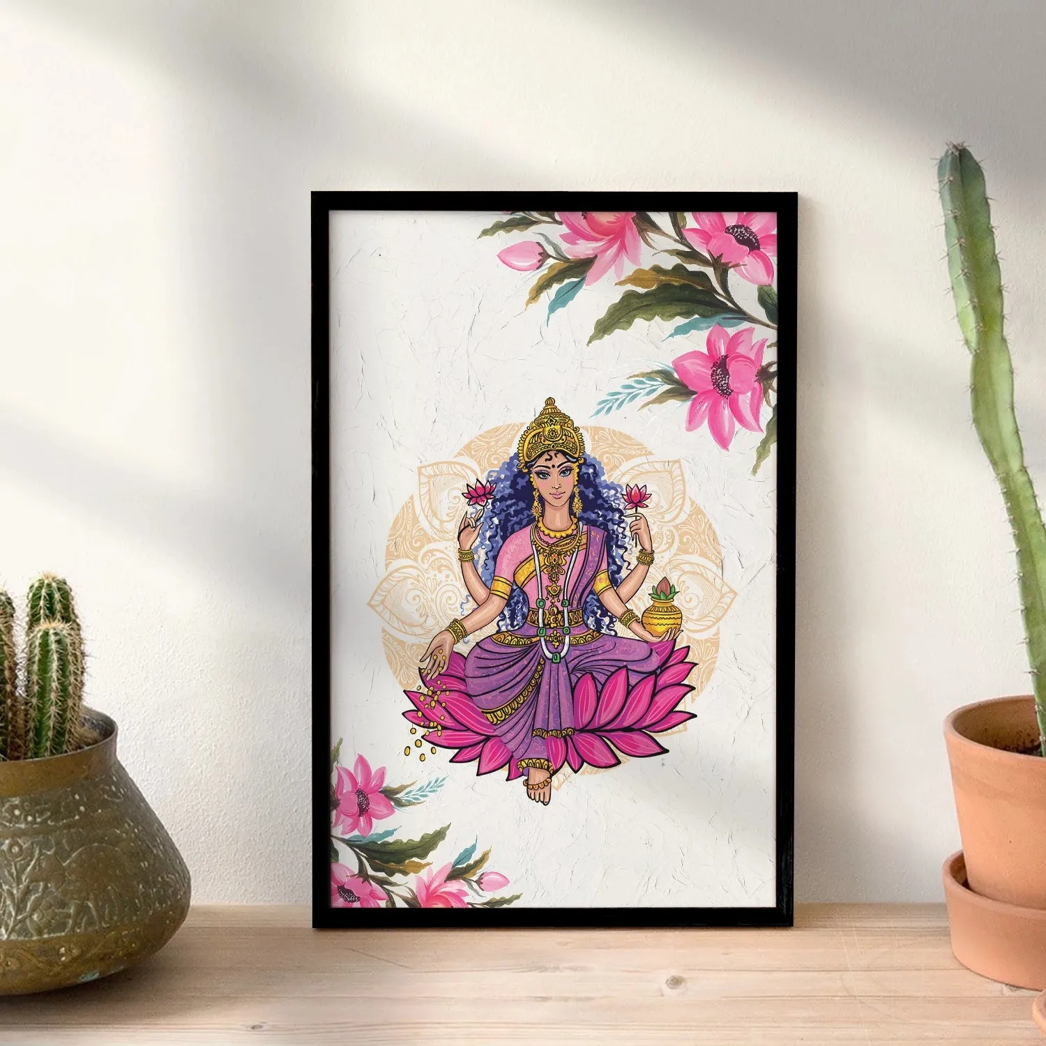 Artistic Goddess Lakshmi Portrait