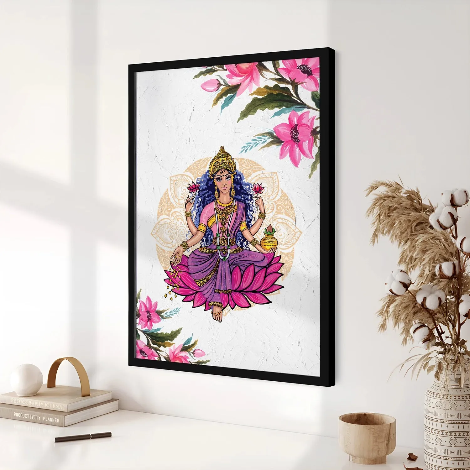 Artistic Goddess Lakshmi Portrait
