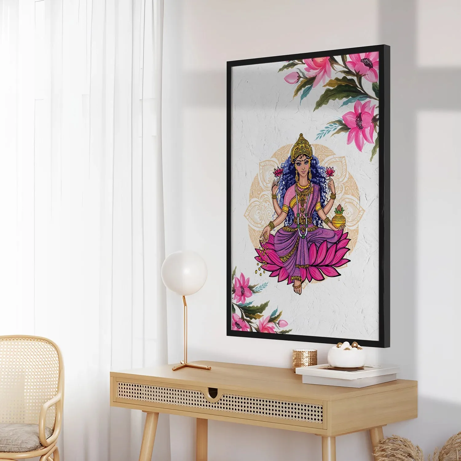 Artistic Goddess Lakshmi Portrait