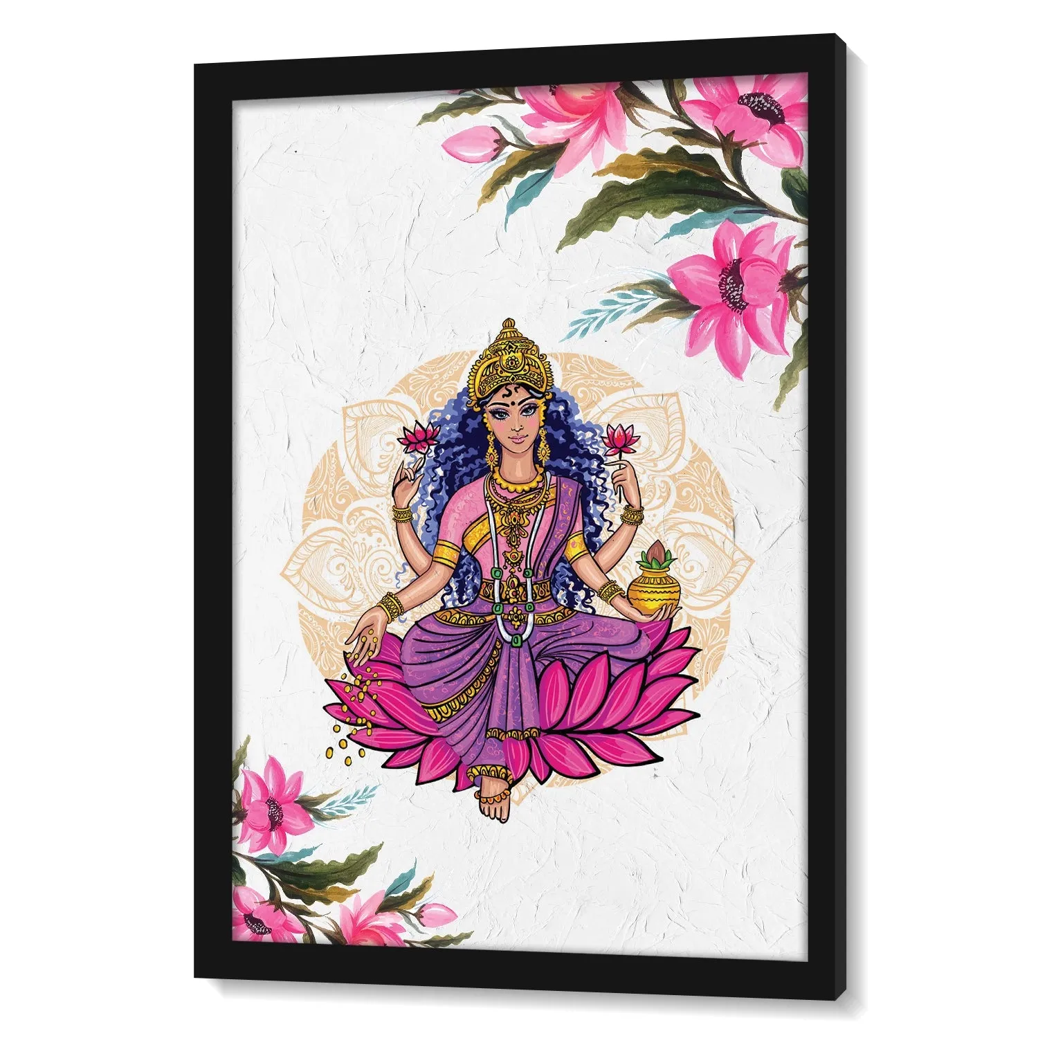 Artistic Goddess Lakshmi Portrait