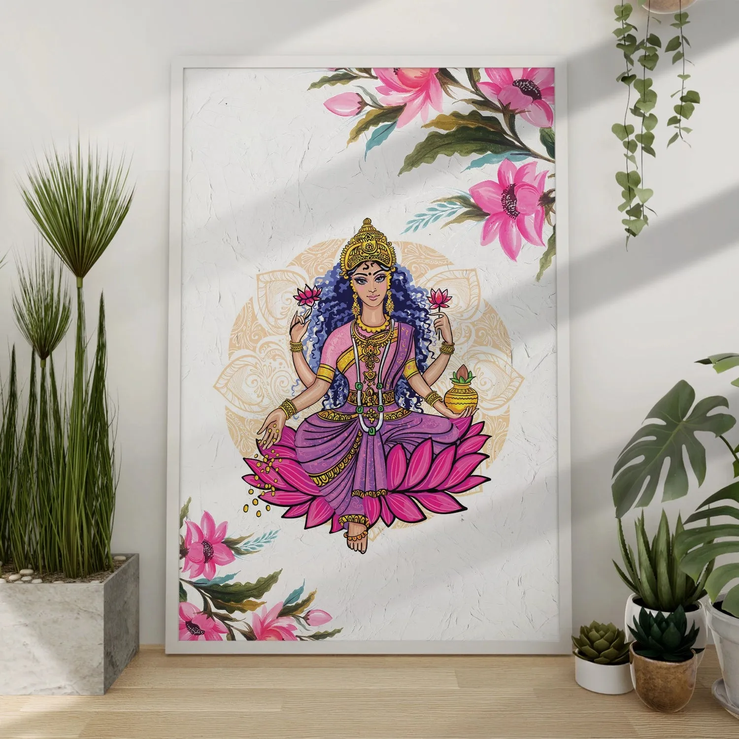 Artistic Goddess Lakshmi Portrait