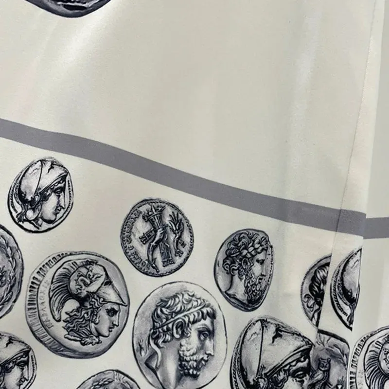 Artistic Portrait Print Short Sleeve Shirt