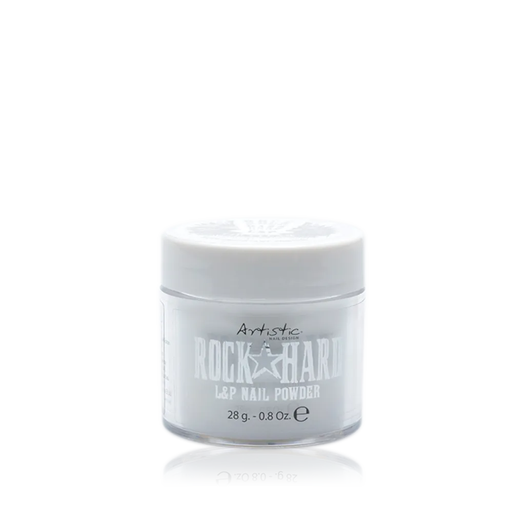 Artistic Rock Hard L&P Nail Powder, VIP Soft White, 28g, 0.8oz, 2403