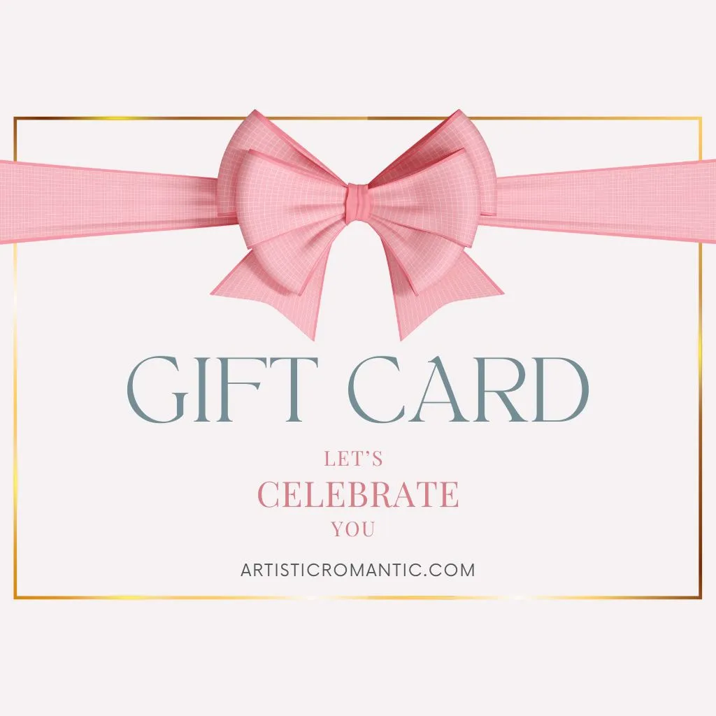 Artistic Romantic Store Gift Card