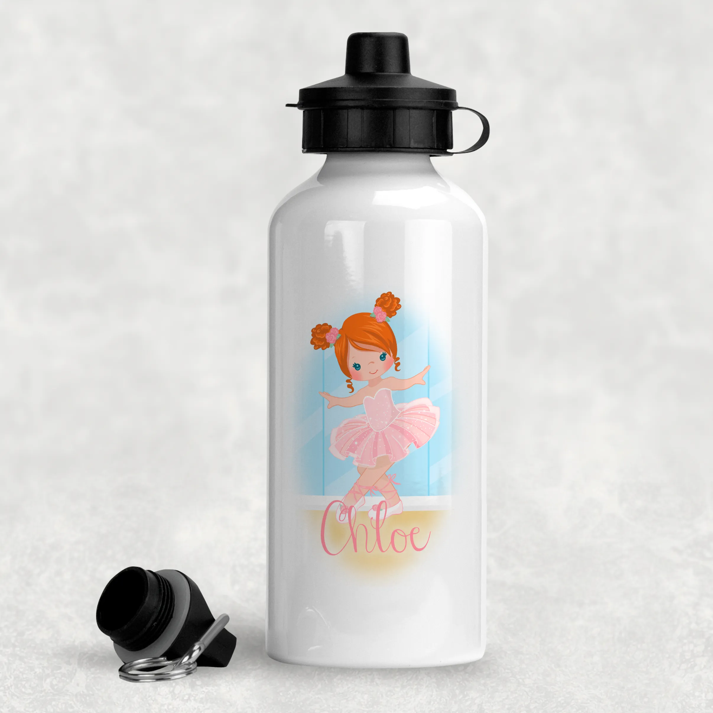 Ballet Room Personalised Aluminium Water Bottle 400/600ml