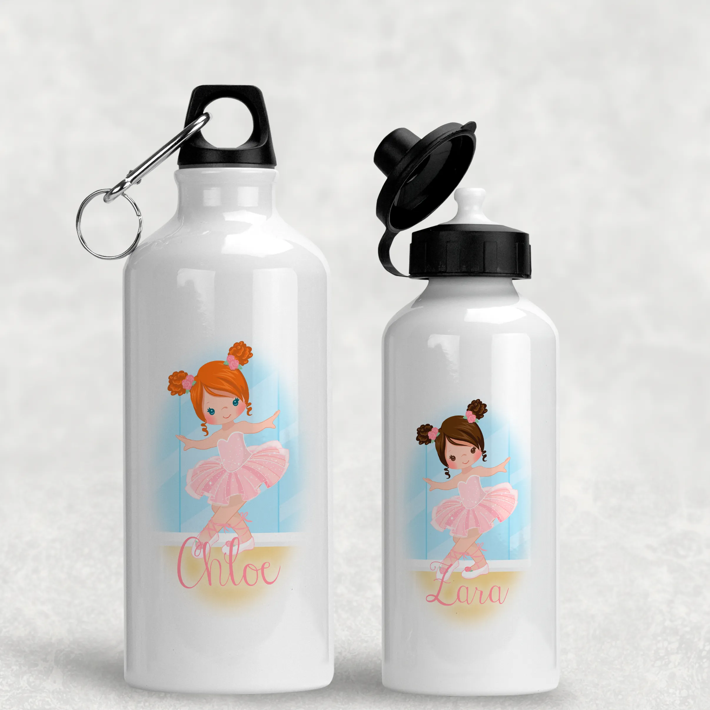 Ballet Room Personalised Aluminium Water Bottle 400/600ml