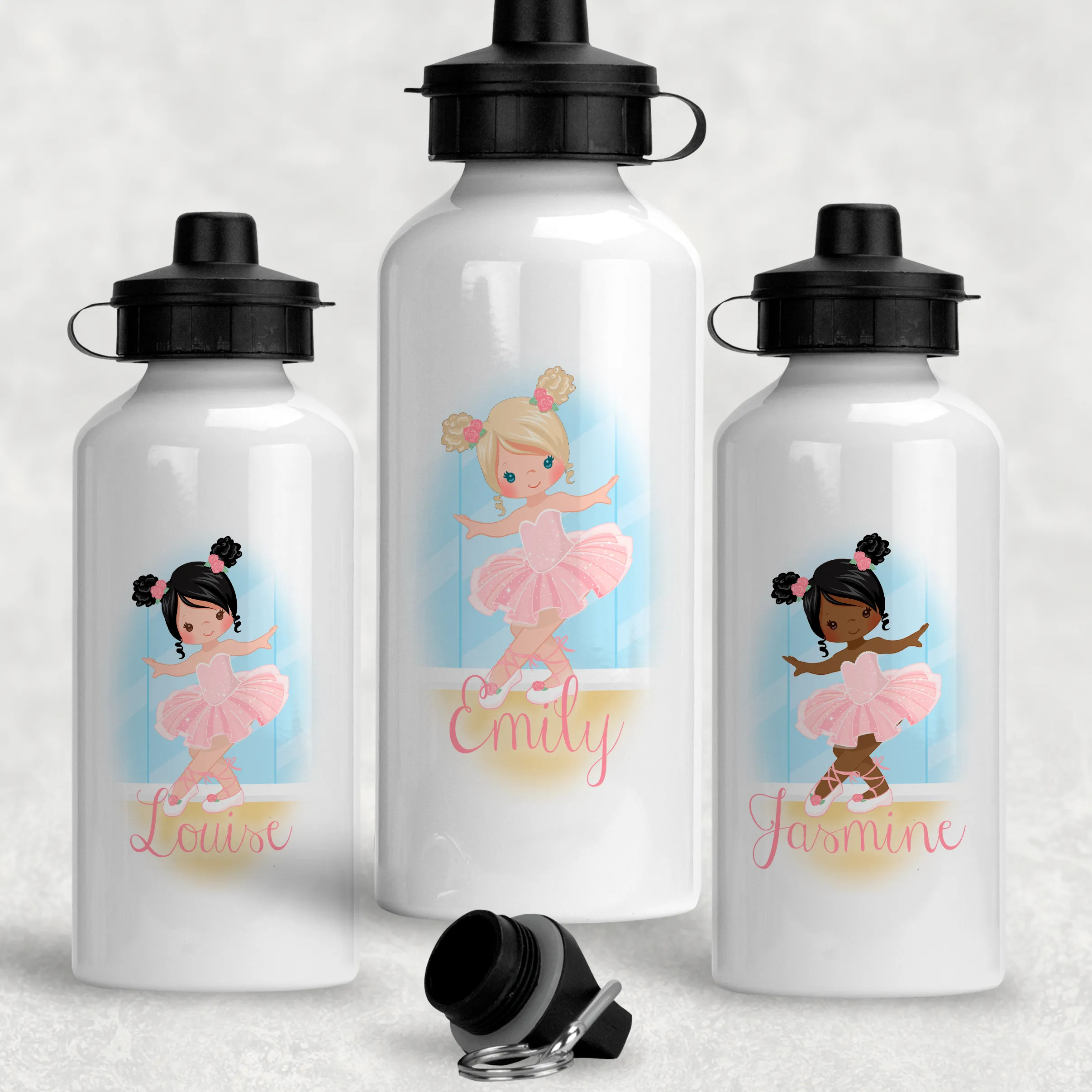 Ballet Room Personalised Aluminium Water Bottle 400/600ml