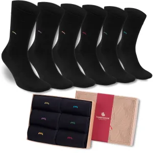 Bambooven Men’s Dress & Trouser Socks – Odor-Free Bamboo (6 Pairs) 635