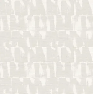 Bancroft Dove Artistic Stripe Wallpaper