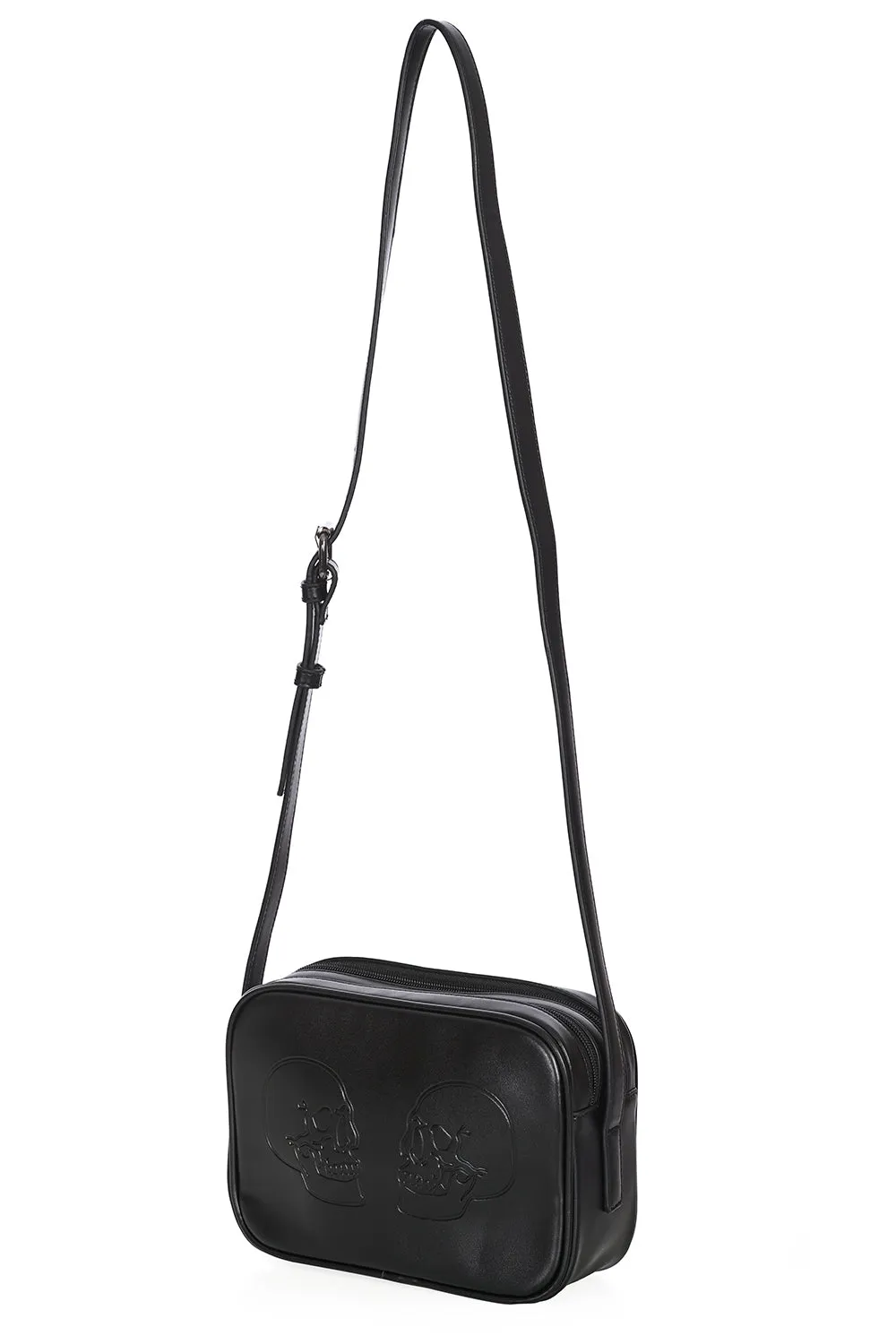 Banned Apparel - Twin Skull Crossbody Bag