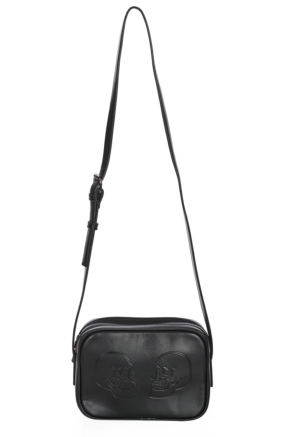 Banned Apparel - Twin Skull Crossbody Bag