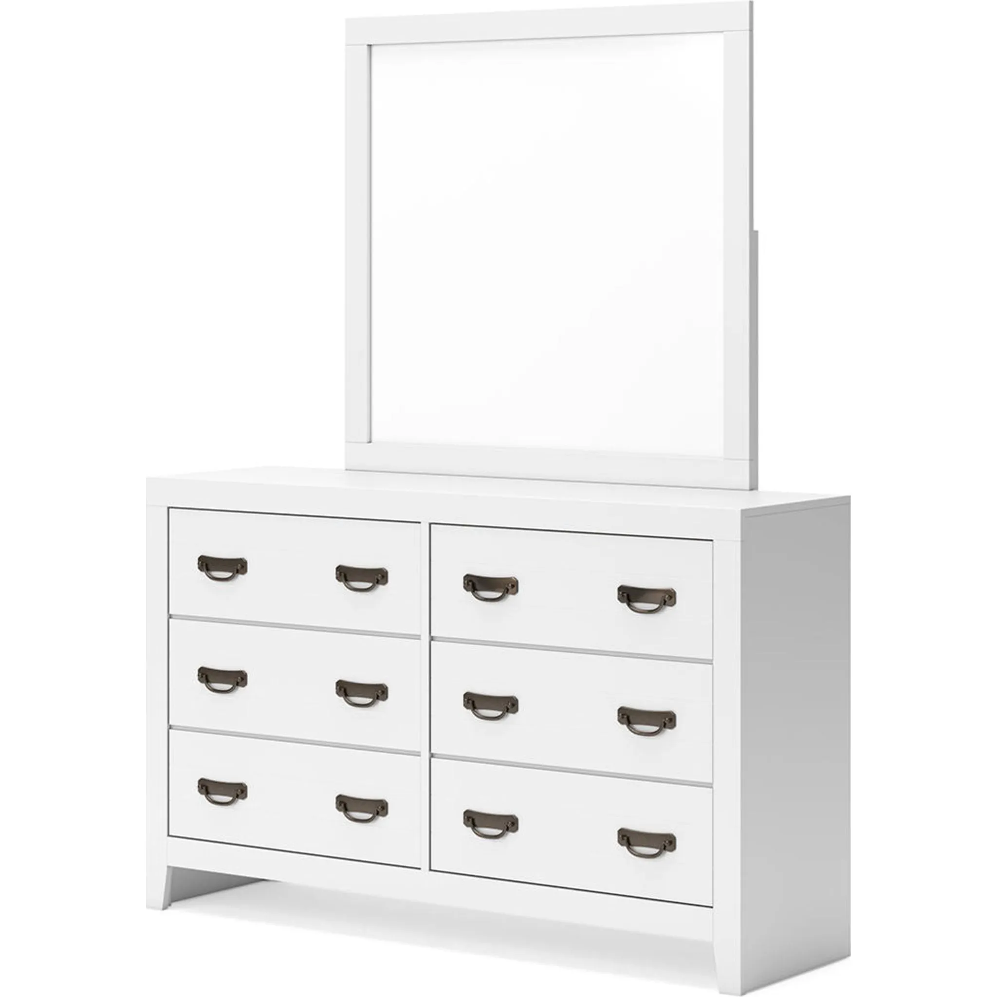 Binterglen Dresser and Mirror - White