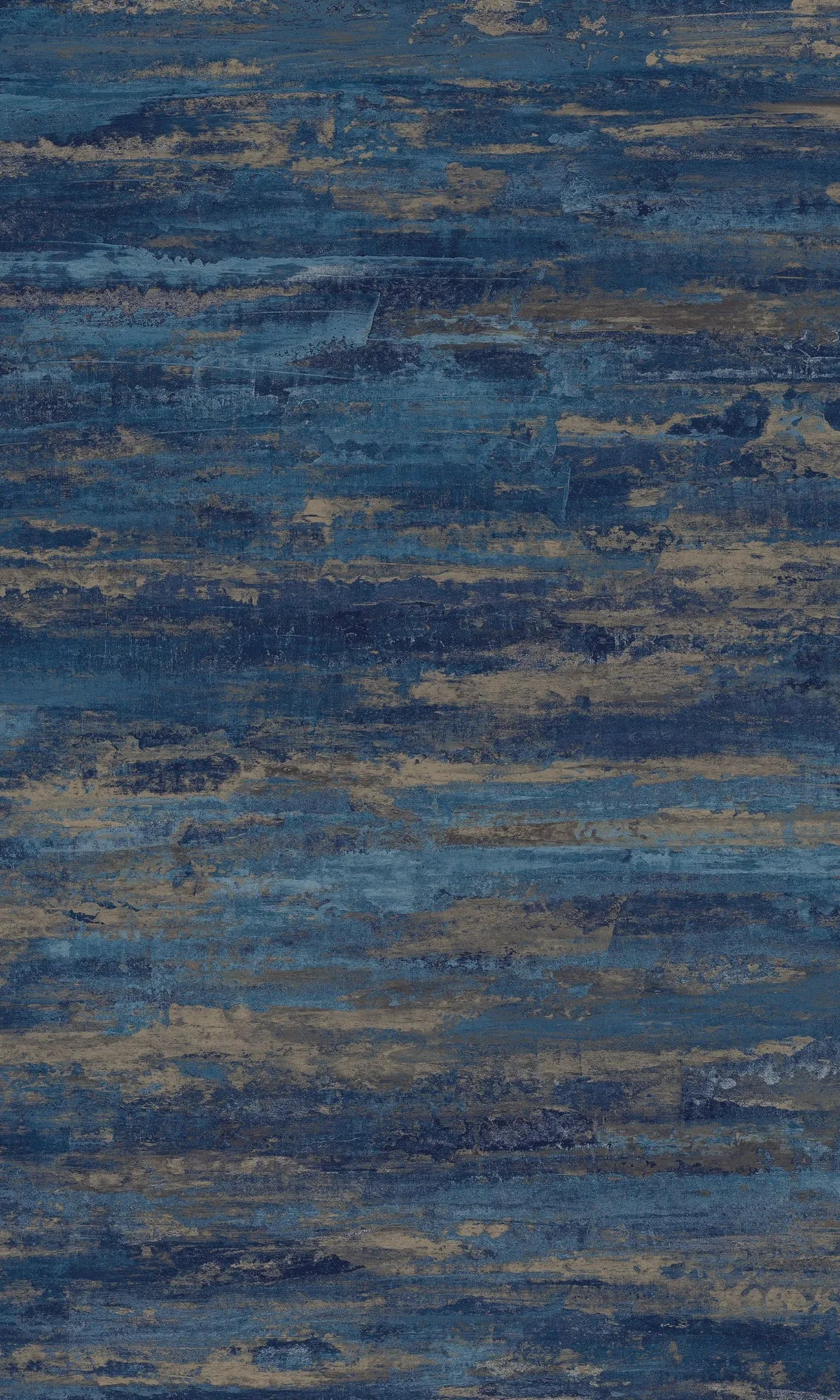 Blue Brushstroke Abstract Metallic Wallpaper R9210