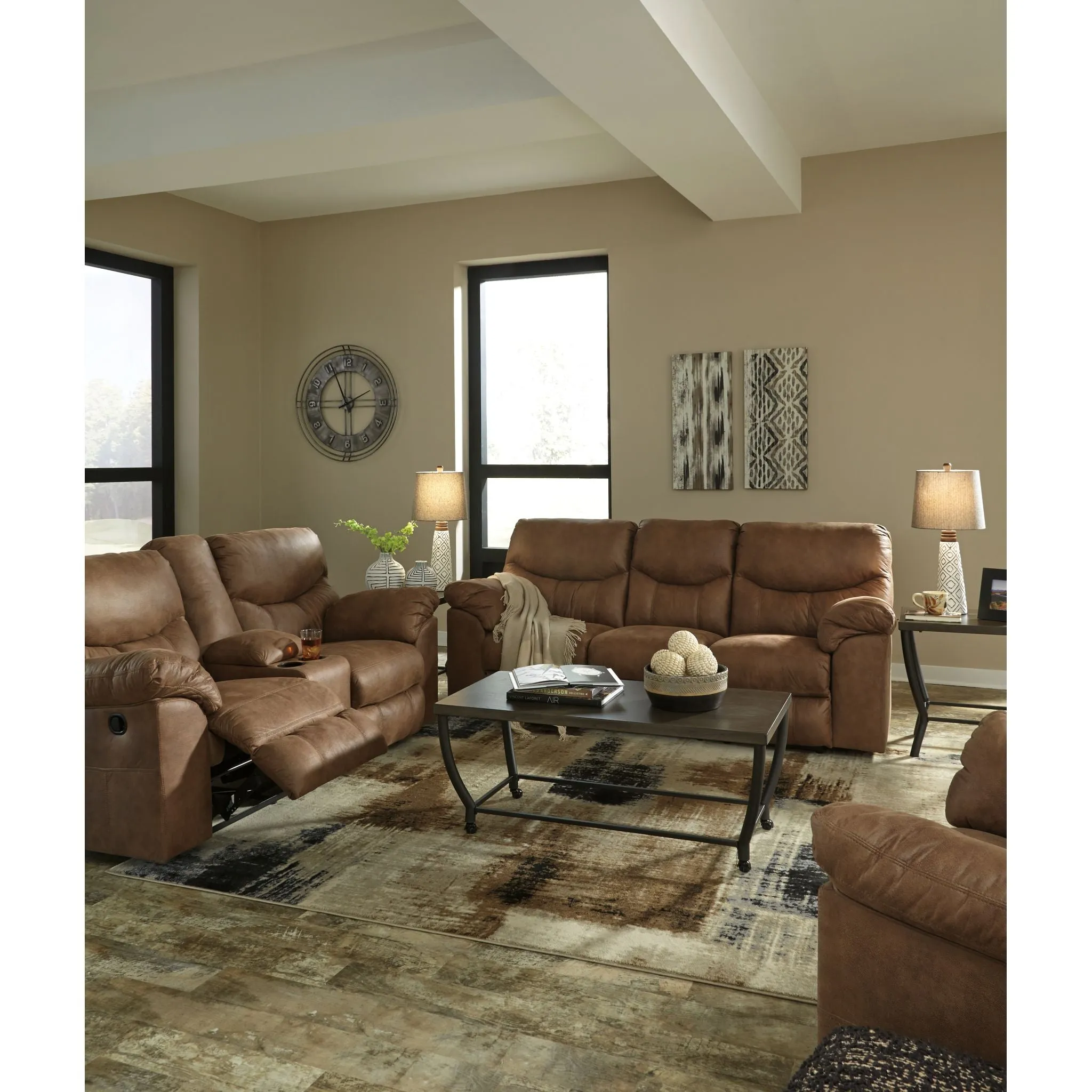 Boxberg Reclining Loveseat with Console