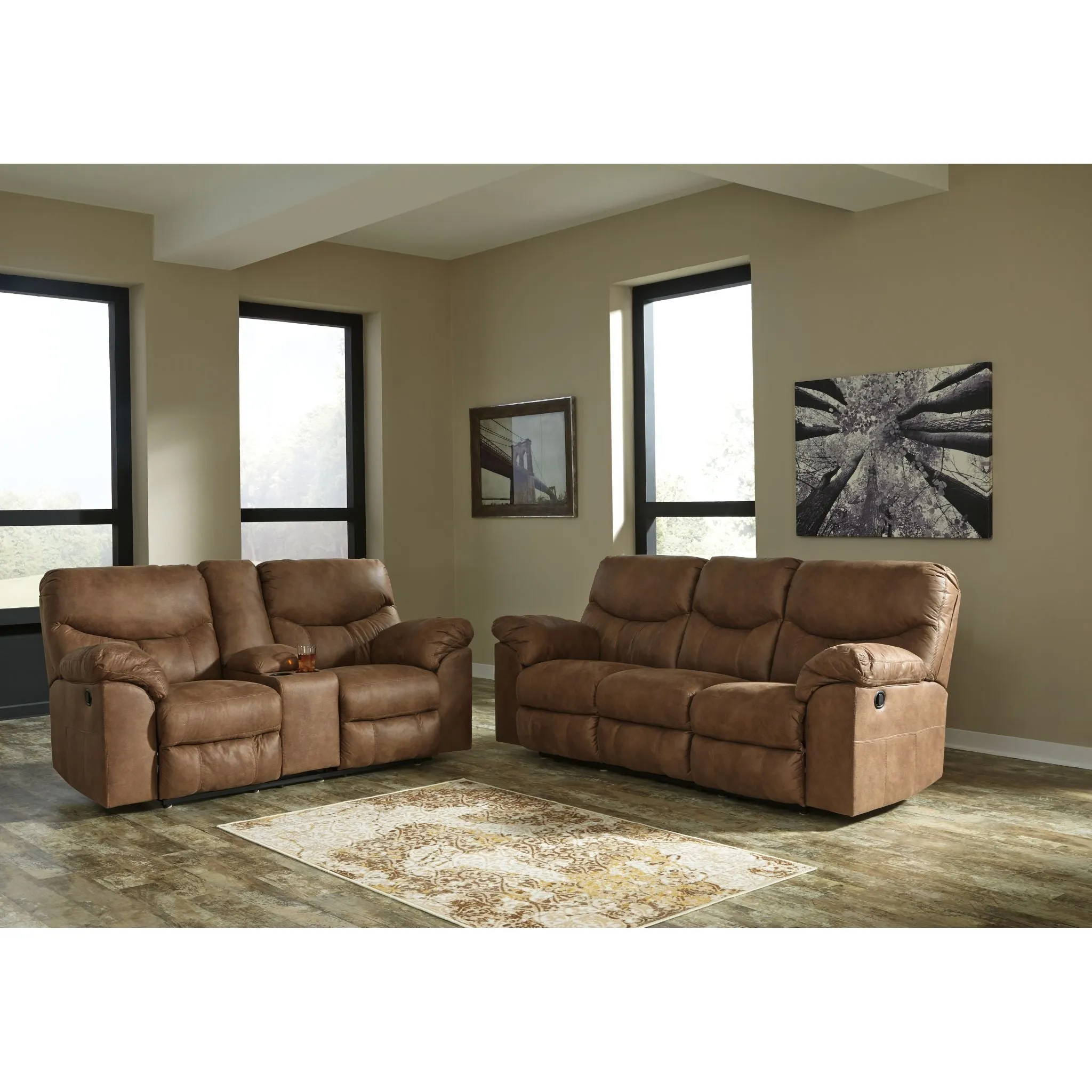 Boxberg Reclining Loveseat with Console