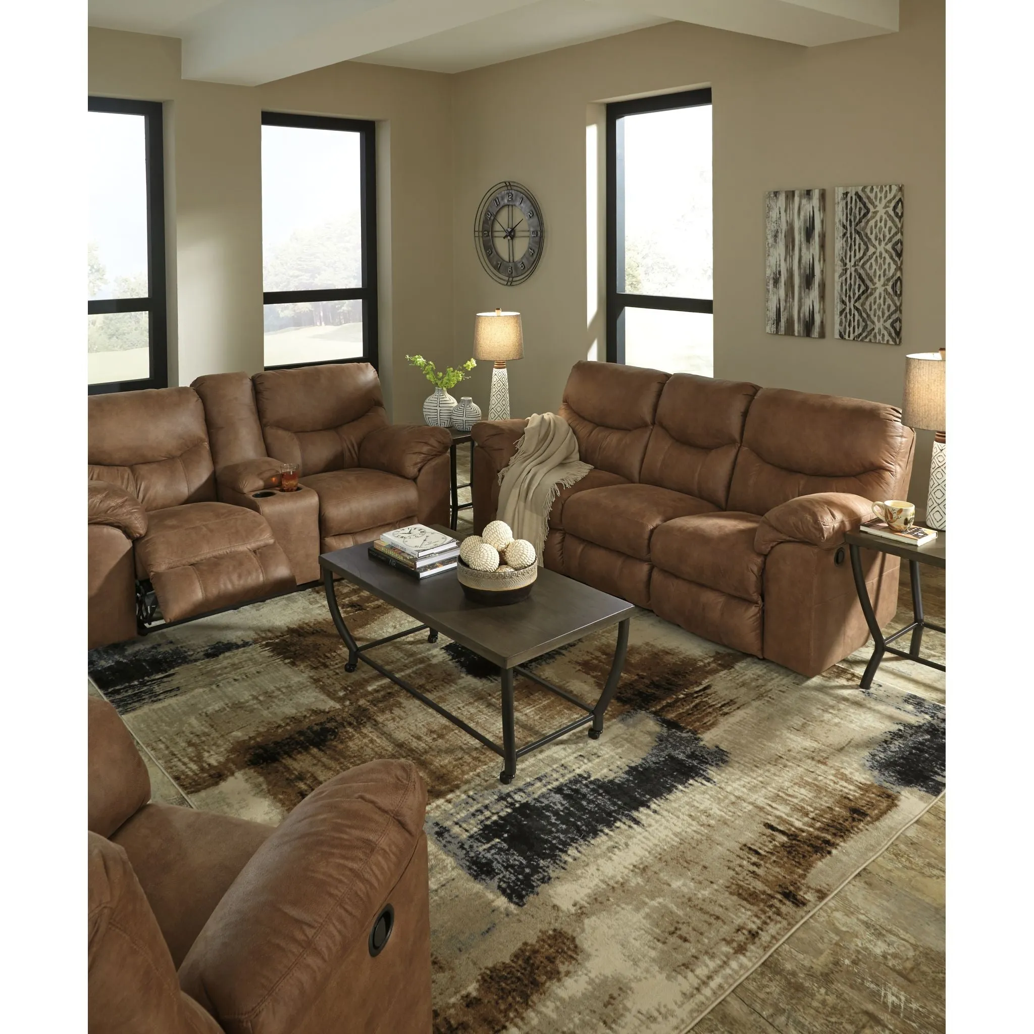 Boxberg Reclining Loveseat with Console