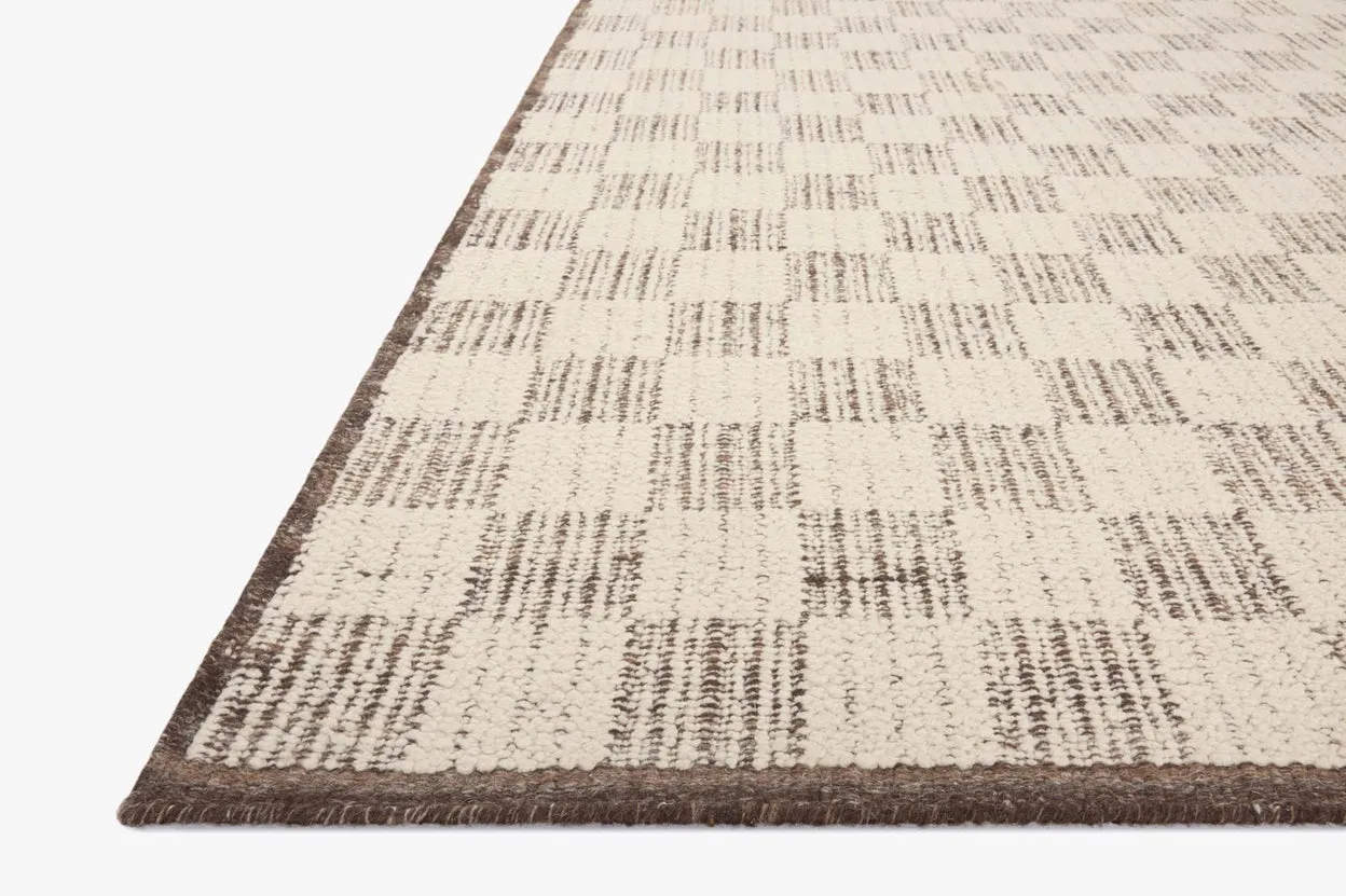 Brigette Romanek x Loloi Knox Ivory / Mocha Rug