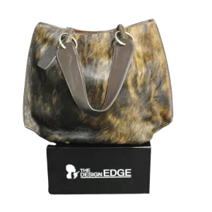 Brindle Cowhide Bucket Bag – Victoria