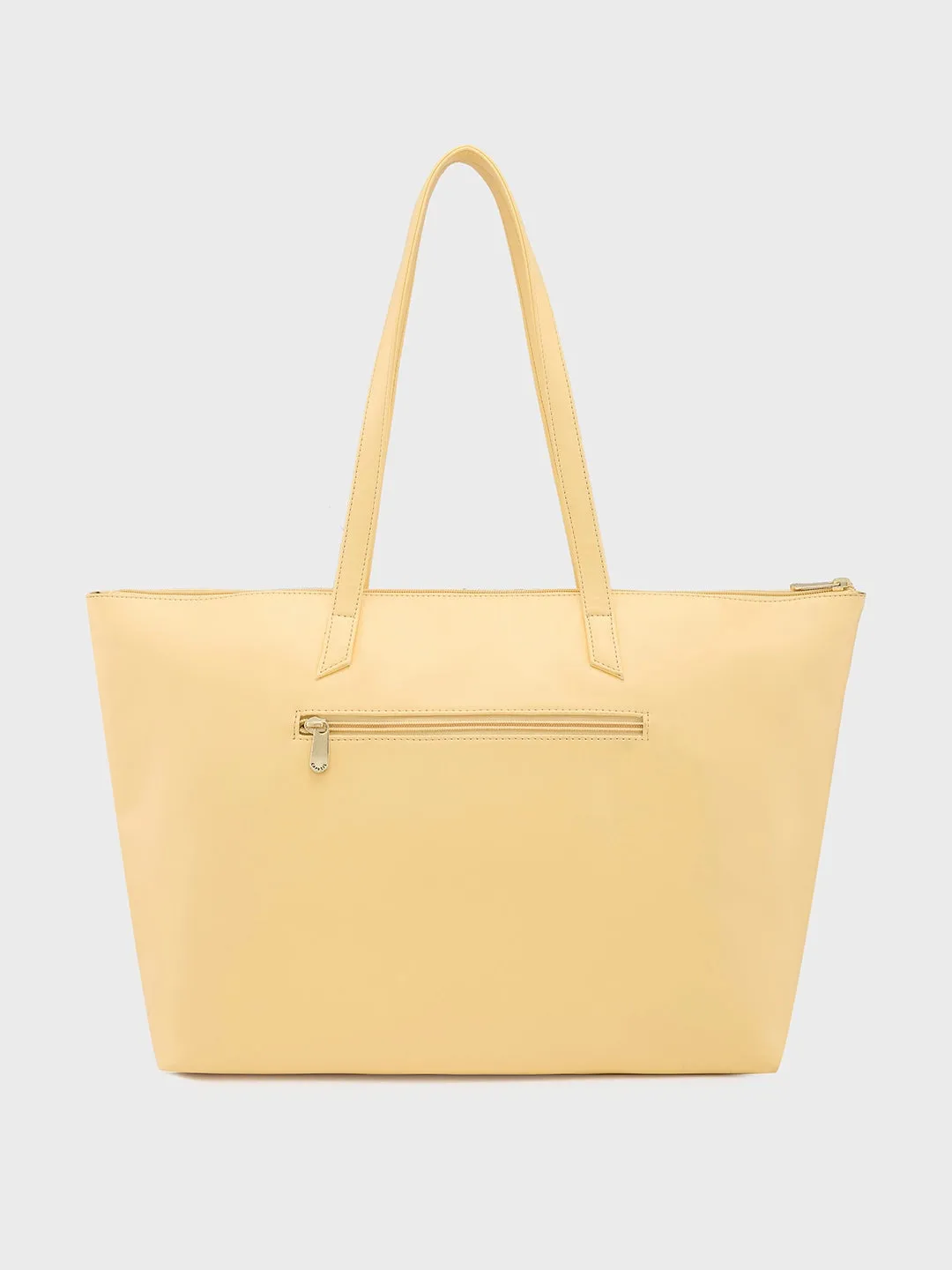 Caprese Shanaya Tote Large Printed Womens Office Handbag Yellow