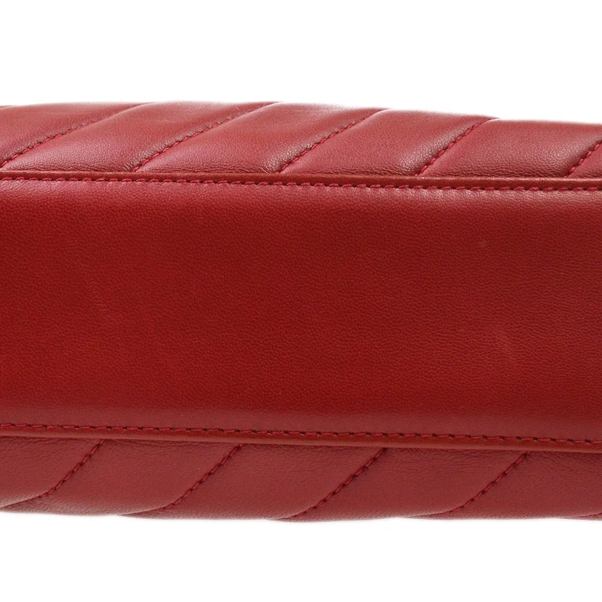 CHANEL 1994-1996 Red Lambskin Quilted Camera Bag Mini 61270