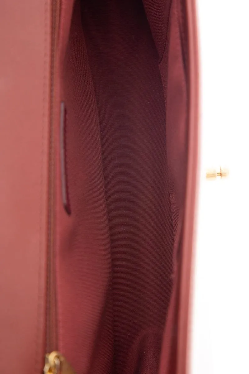 Chanel 2018 Red Medium Boy Bag Handbag