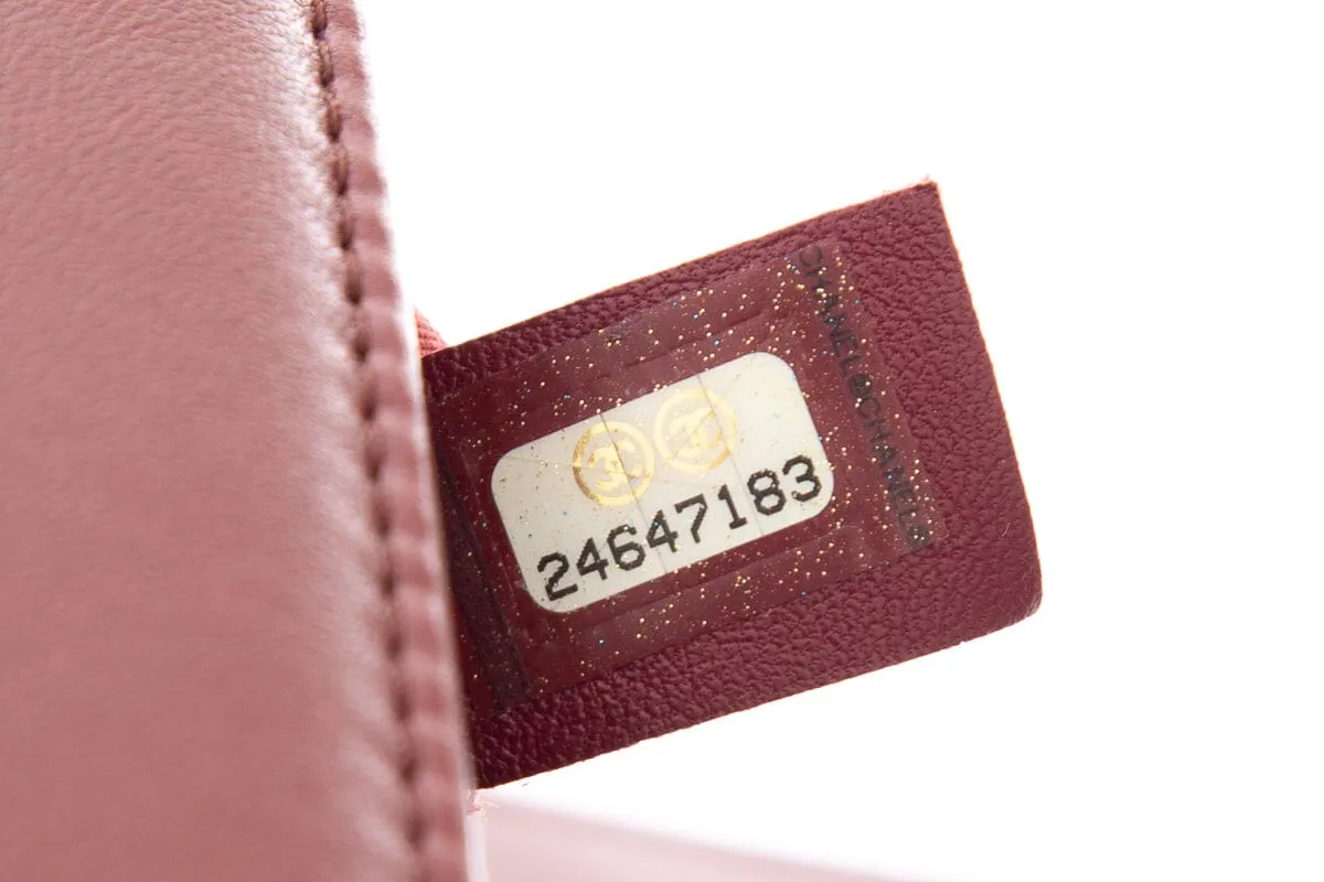Chanel 2018 Red Medium Boy Bag Handbag