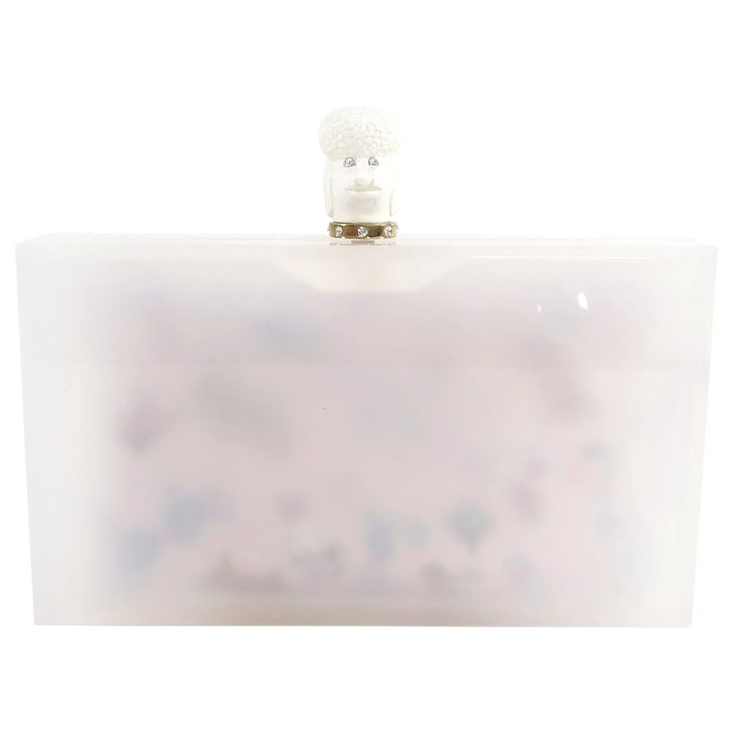 Charlotte Olympia Pandora Acrylic Poodle Clutch Bag