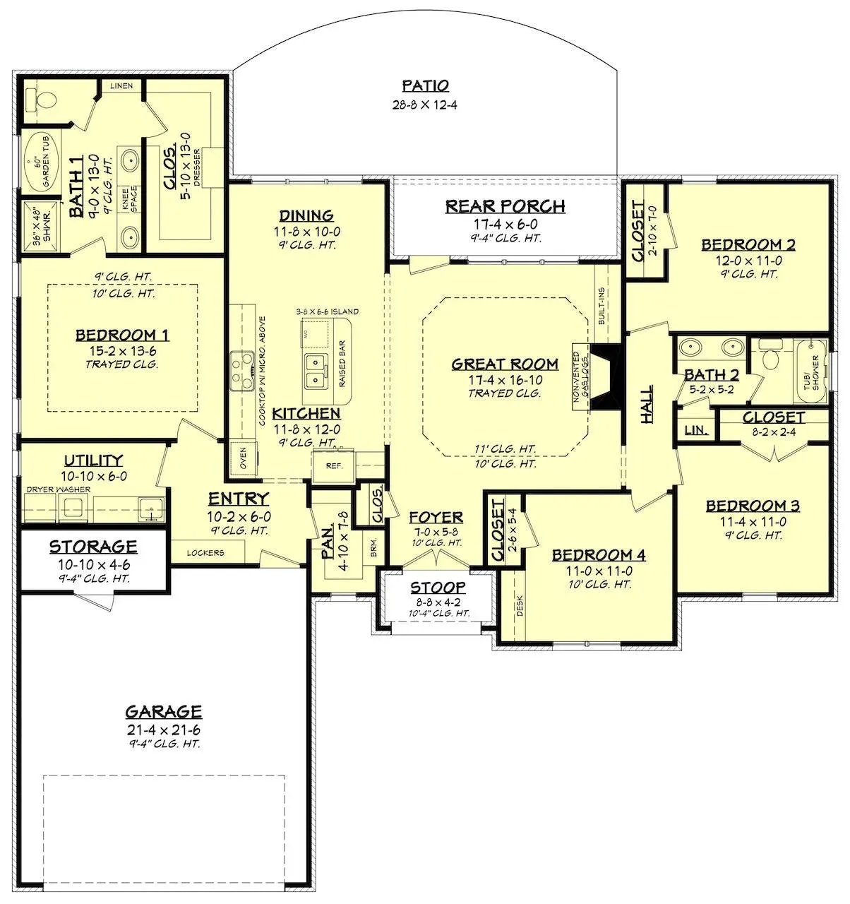 Charming 4-Bedroom Home with Spacious Living and Modern Amenities