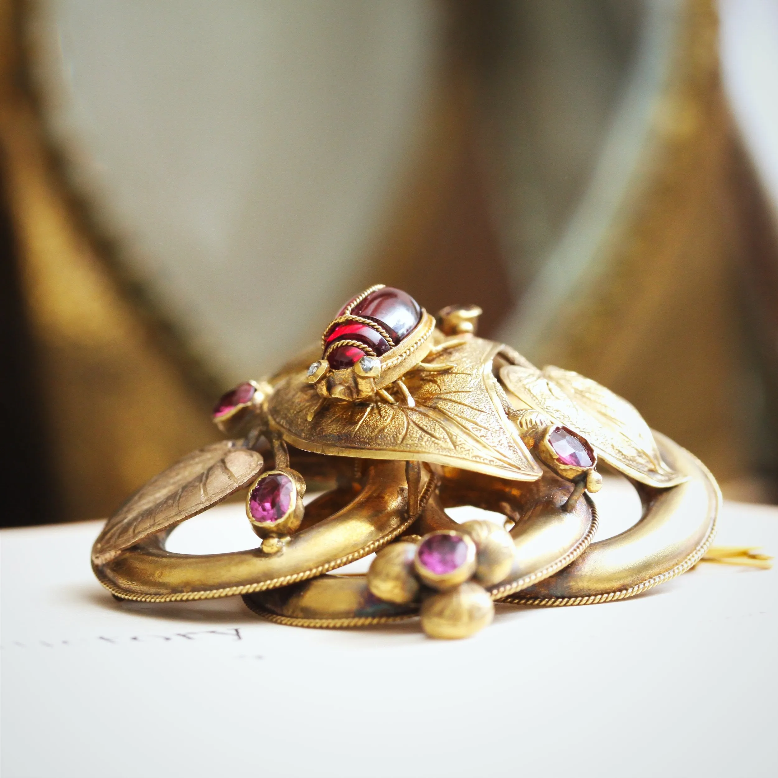 Circa 1860 Most Exquisite Antique Victorian Brooch