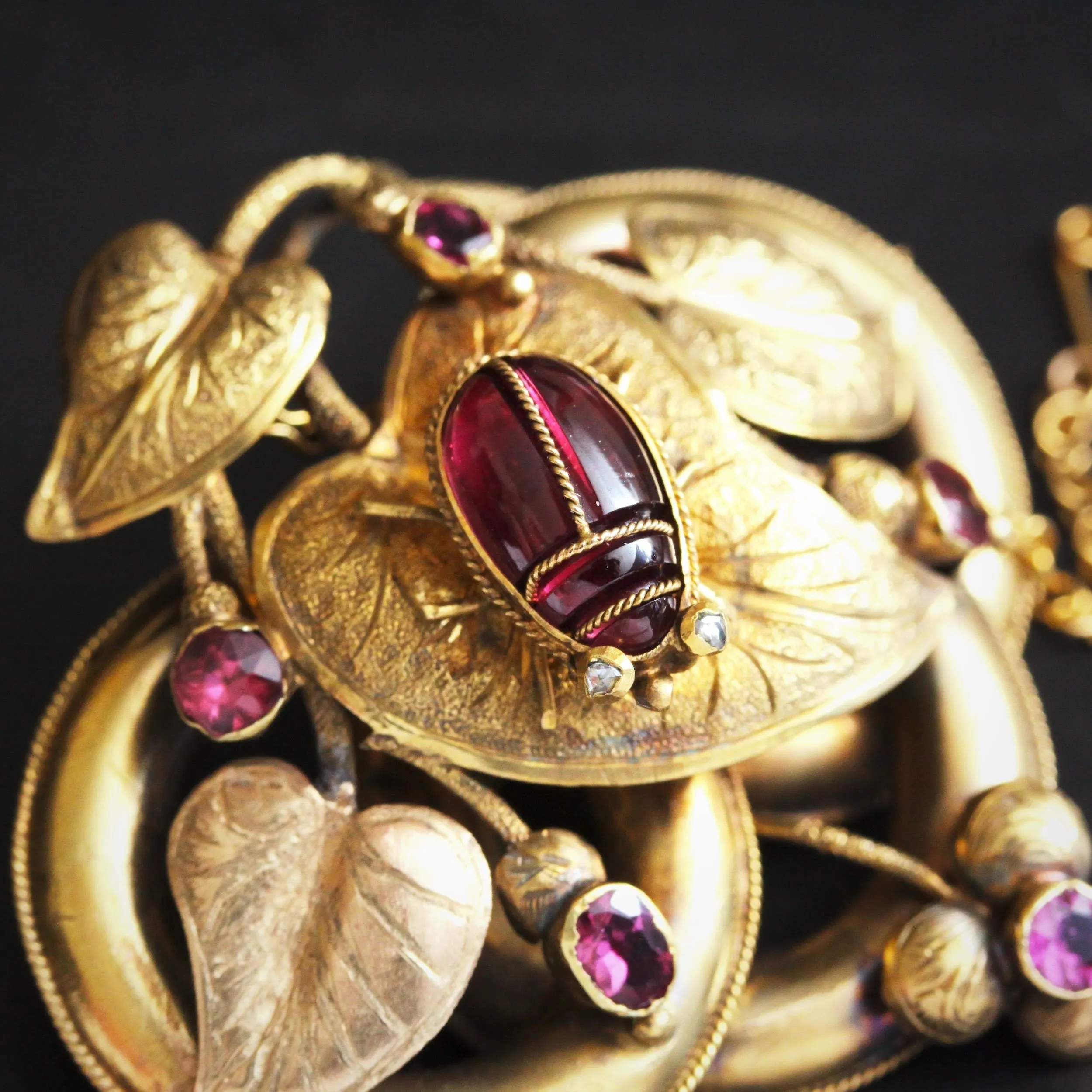 Circa 1860 Most Exquisite Antique Victorian Brooch