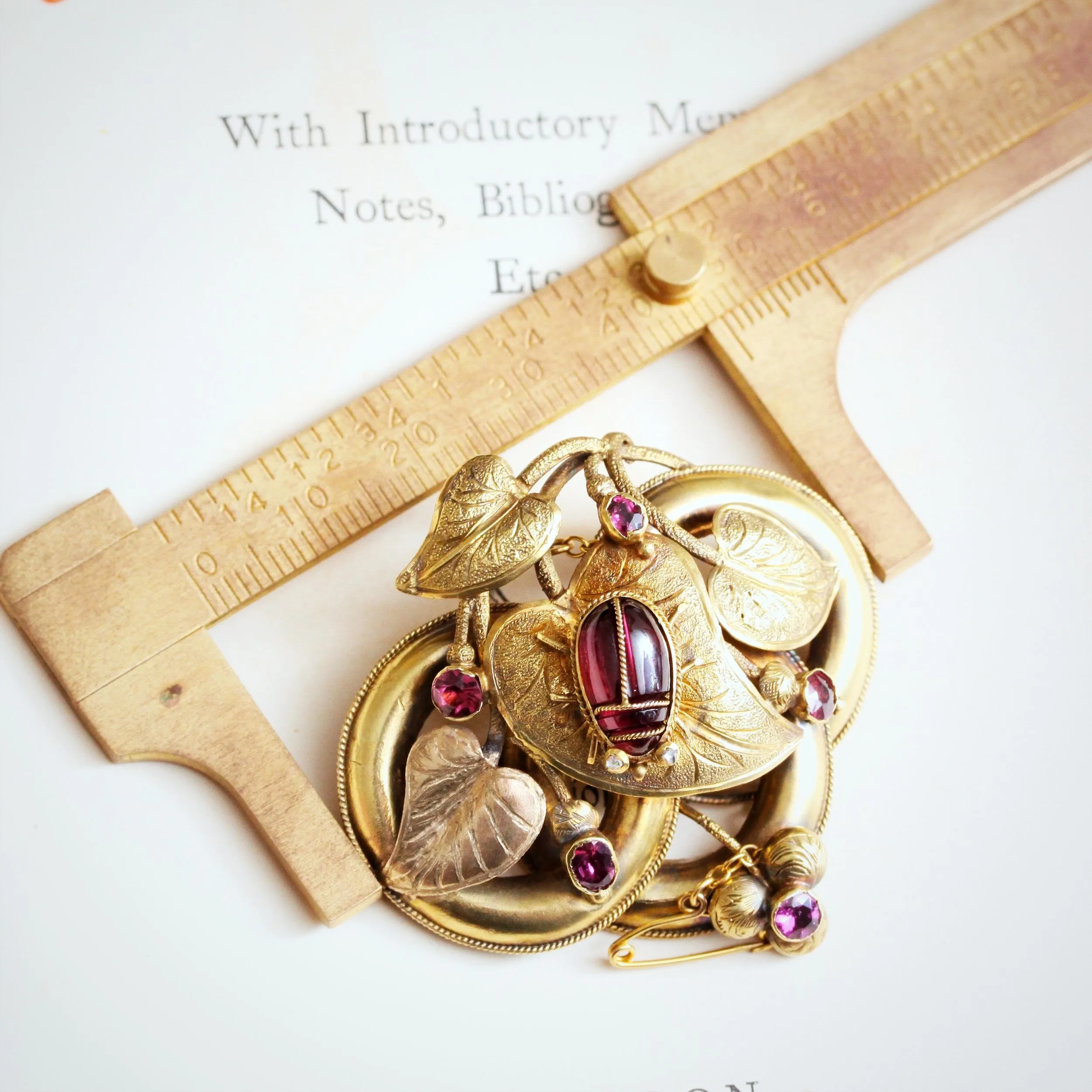 Circa 1860 Most Exquisite Antique Victorian Brooch