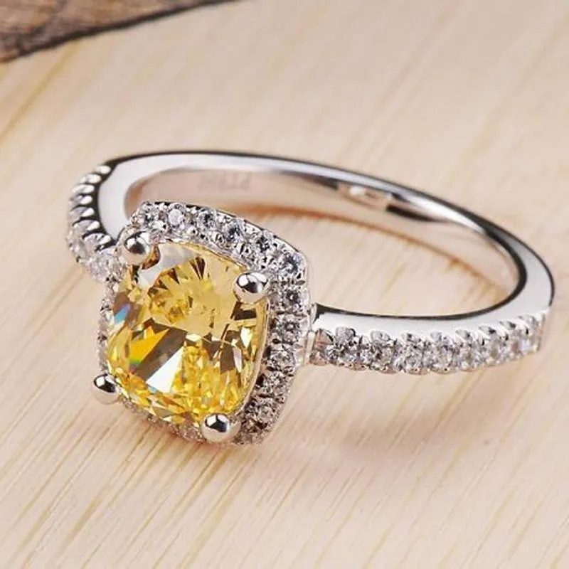 Citrine Crystal Ring