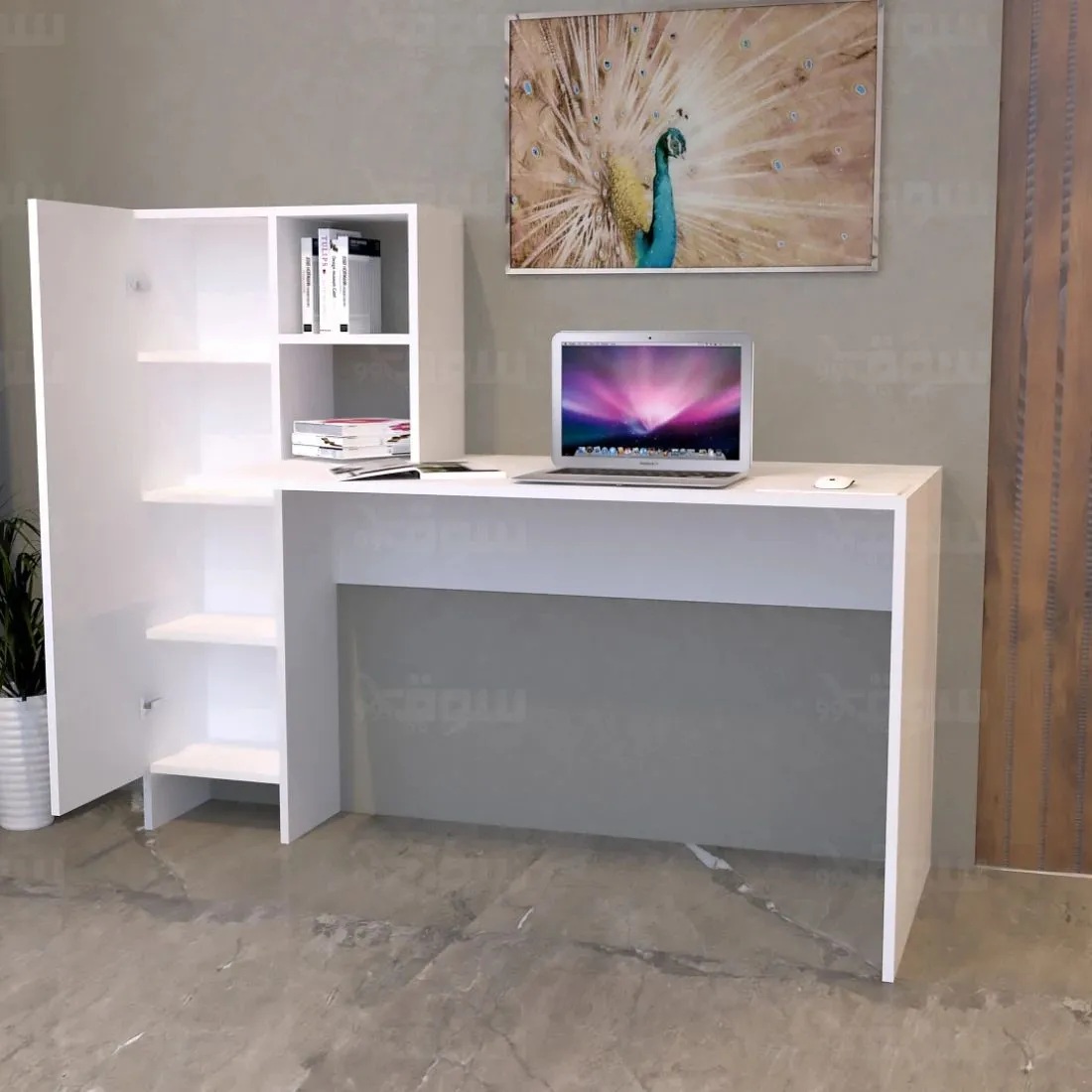 Compact & Artistic Study Desk