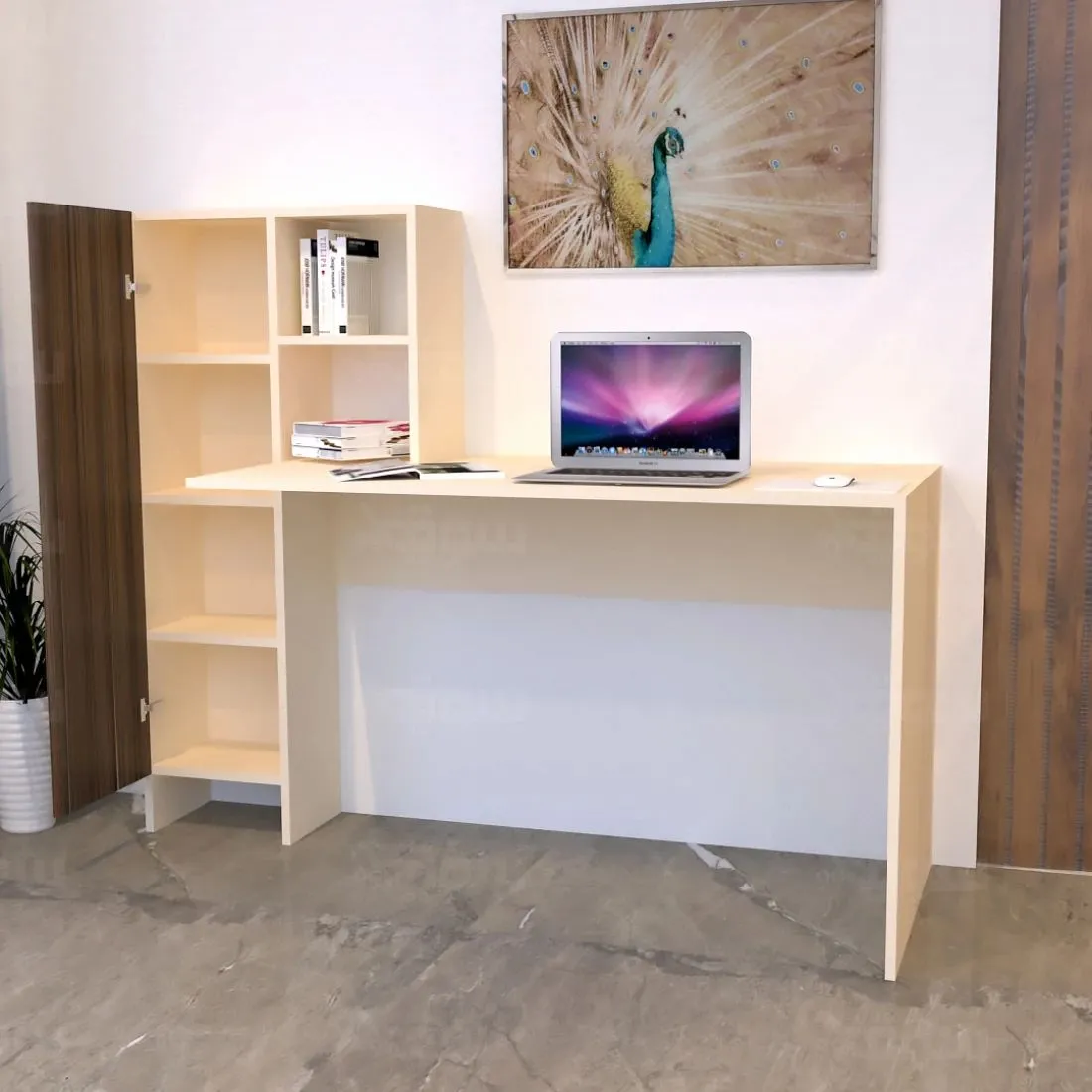 Compact & Artistic Study Desk