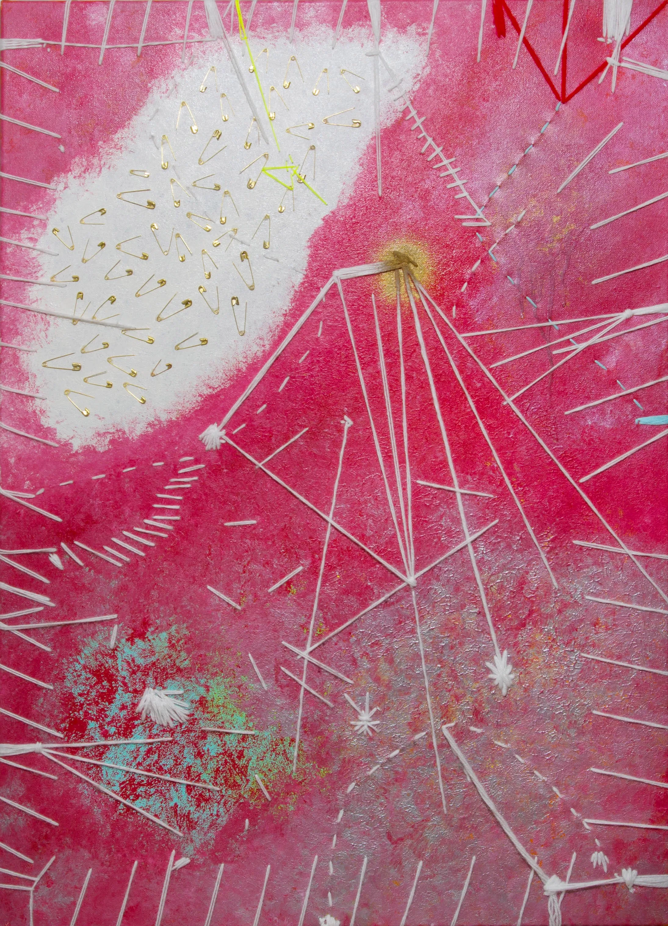 Contemporary art, abstract painting | DREAM FULL OF LIGHT V - Great escape (70 x 60 cm)