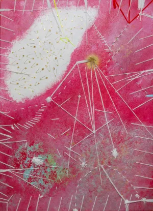 Contemporary art, abstract painting | DREAM FULL OF LIGHT V - Great escape (70 x 60 cm)