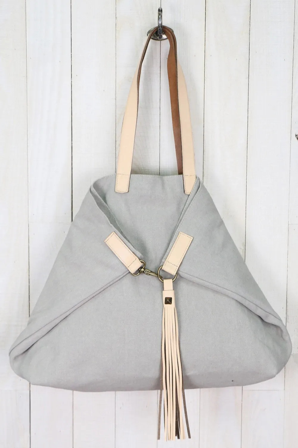 Convertible Shaped Large Tote Bag