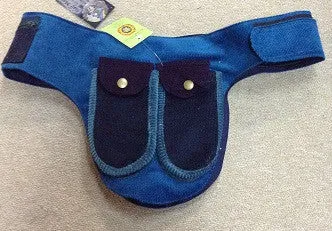 Corduroy Double-Sided Velcro Fanny Pack