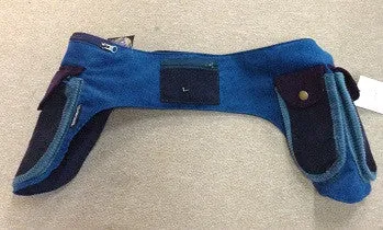 Corduroy Double-Sided Velcro Fanny Pack