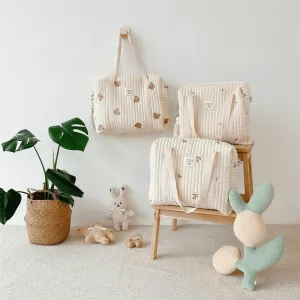 Cotton Fabric Diaper Handbag