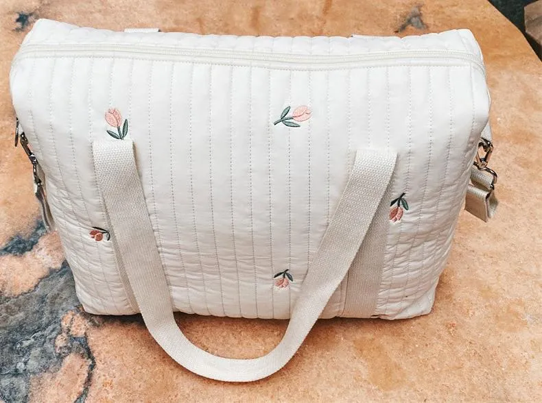 Cotton Fabric Diaper Handbag