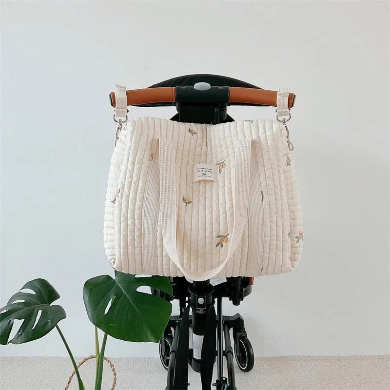 Cotton Fabric Diaper Handbag