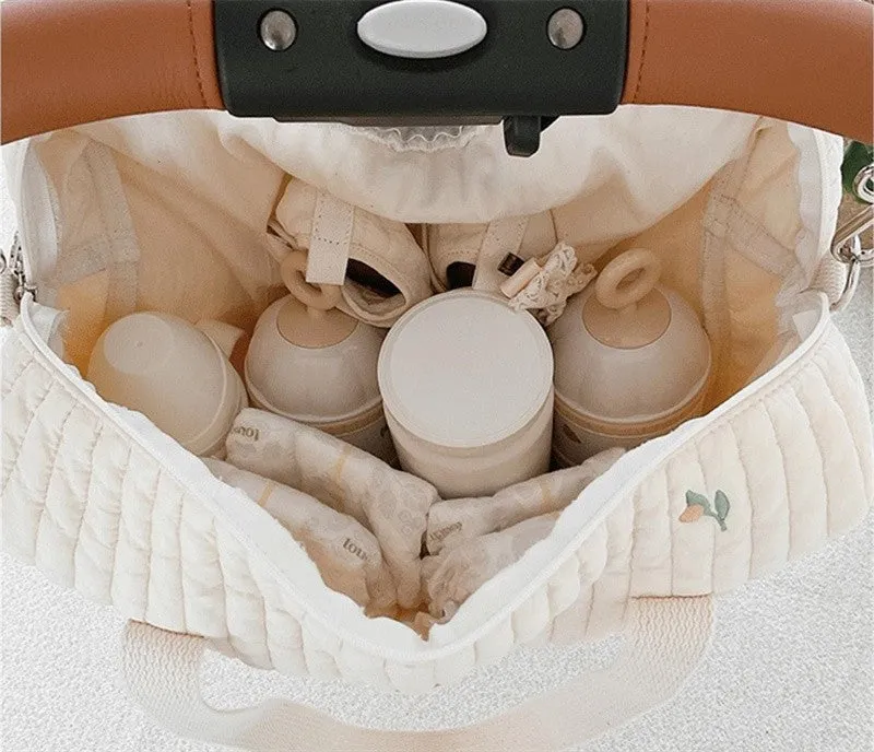 Cotton Fabric Diaper Handbag
